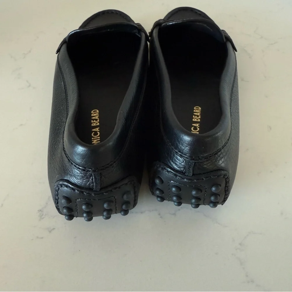 Veronica Beard Jia Driving Loafers | Black Leather | Size 6 | NWOB